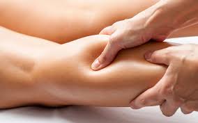 Massage Therapy. Leg.